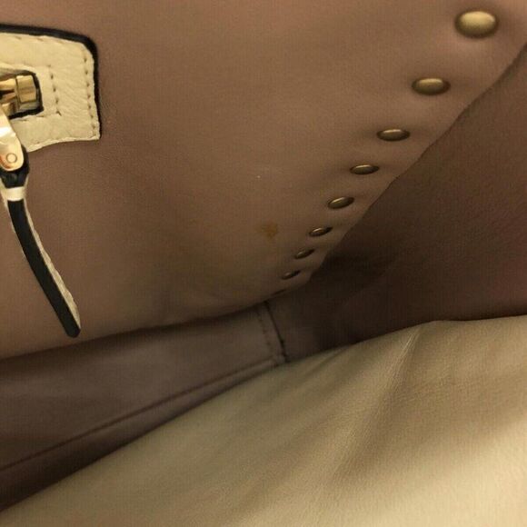 VALENTINOGARAVANI Cream Leather Tote Bag - Picture 11 of 12